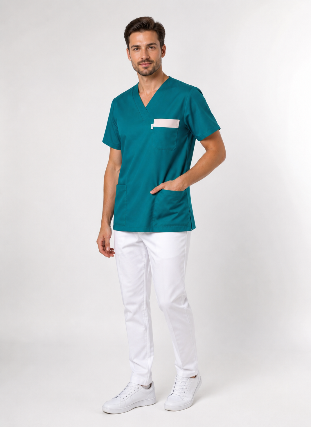 White Medical Lab Coat 100% Cotton - Men and Women