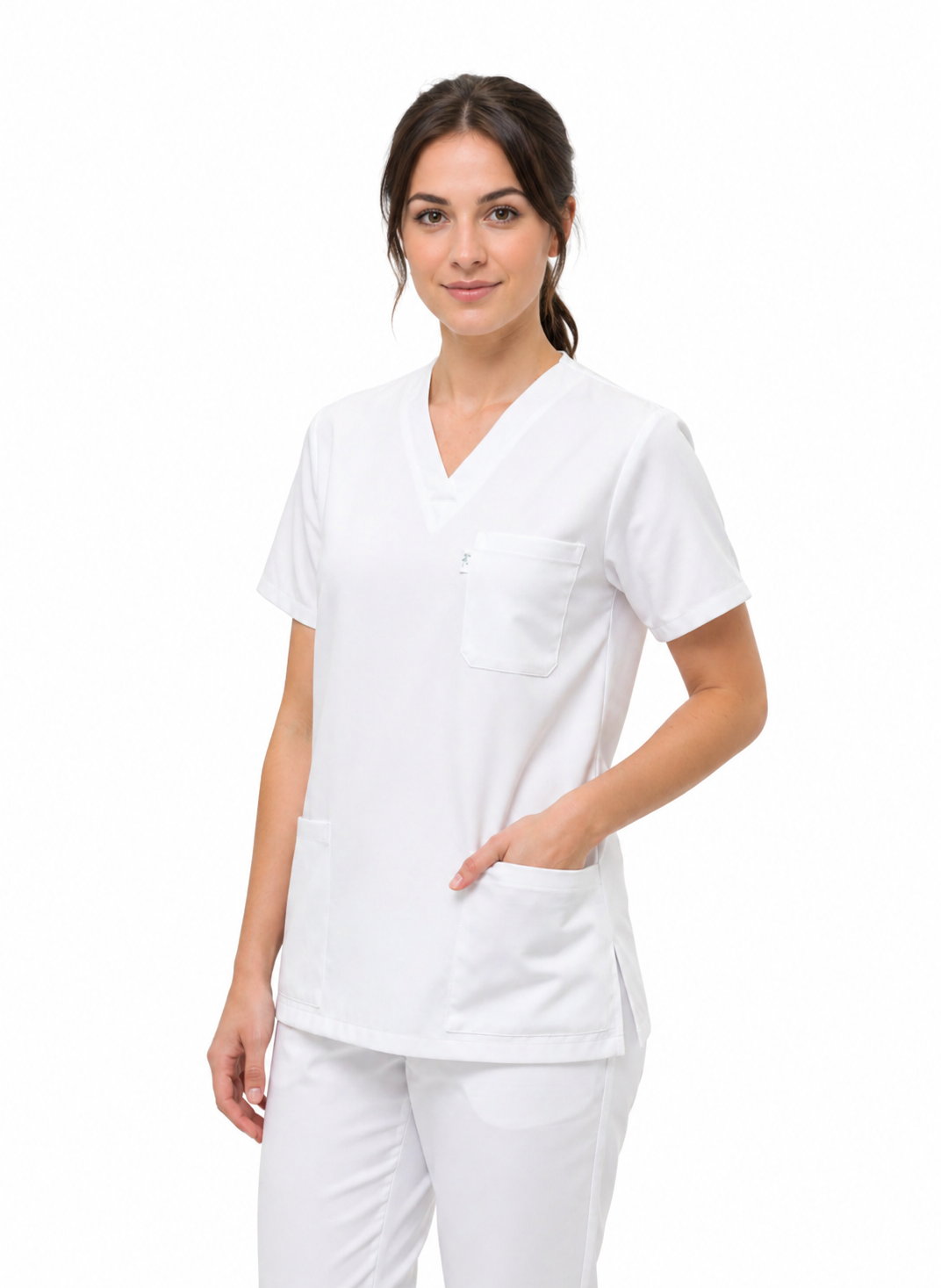 White Medical Lab Coat 100% Cotton - Men and Women