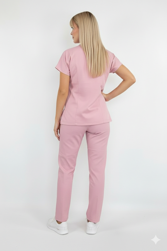 Unisex V-neck scrub set in various colors